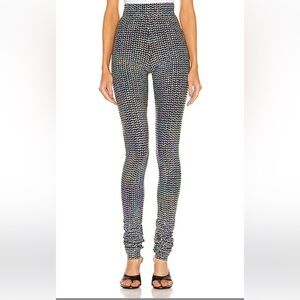 Dolce & Gabbana Black and Multicolor Leggings